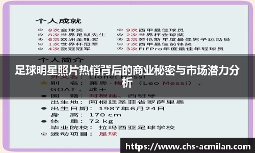 足球明星照片热销背后的商业秘密与市场潜力分析